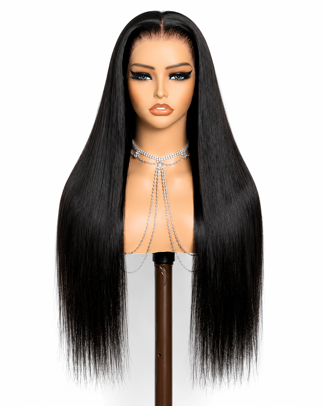 Straight 13x6 HD Lace Wig – Glueless – 180% Density – Human Hair