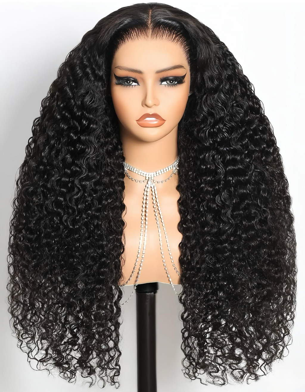 Deep Wave 13x6 HD Lace Wig – Glueless – 180% Density – Human Hair